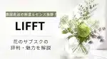 LIFFT（リフト）花のサブスクの評判は？農園直送を象徴する花のデザイン・アイキャッチ用